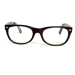 Ray-Ban RB 5184 5408 New Wayfarer Eyeglasses Bordeaux Purple Multicolor 52mm